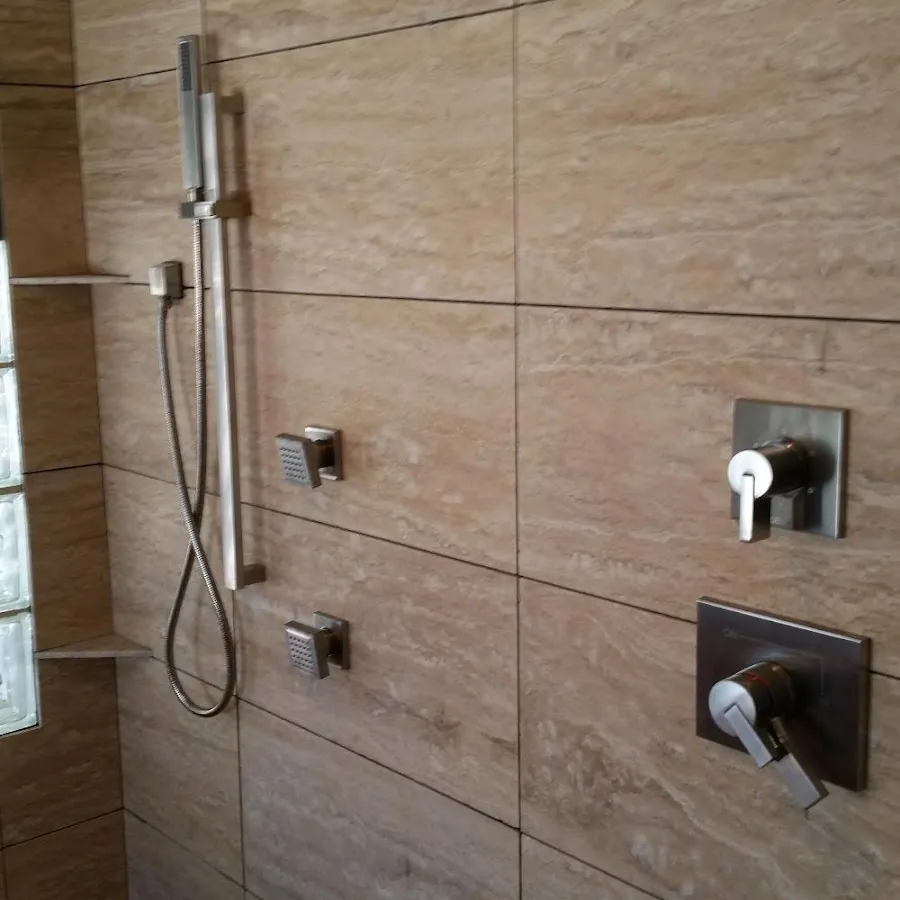 Shower fixture installation for Water Heater Replacement in Marina